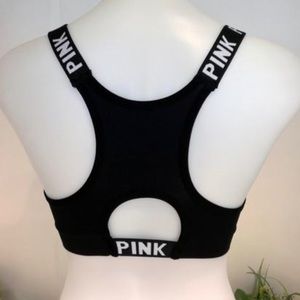 ✨Pink✨ Sports Bra Black Padded